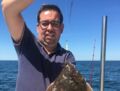 Scholle gefangen Juni 2019 mit Rügens Fischerman